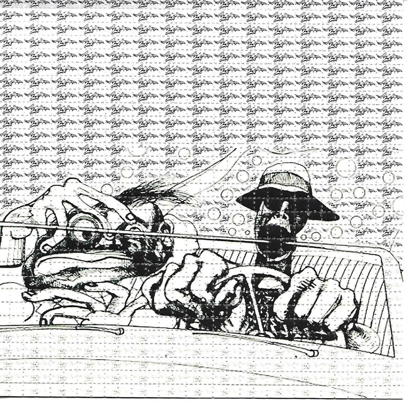 Ink Blotter Paper - Hunter In Vegas psichedelico LSD/acido Blotter