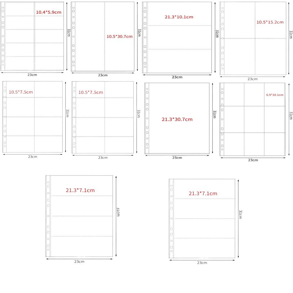 Card Index Box - Custodia per carta Tasche multiple Raccoglitore