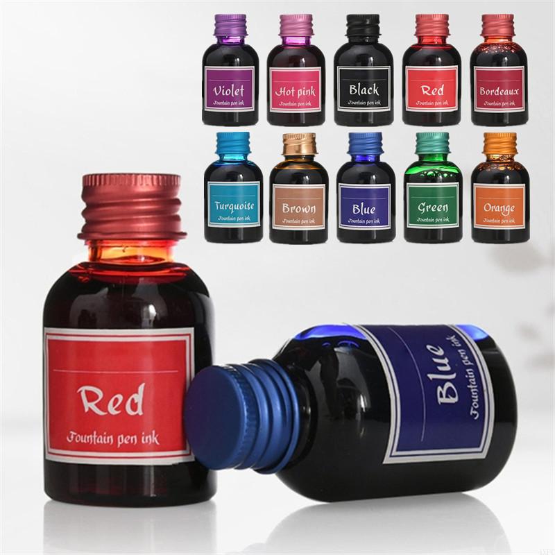 Fountain Pen Bottled Ink - 10 colori 1 bottiglia di inchiostro