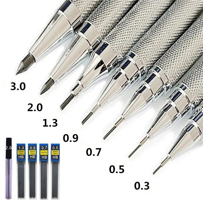 Mechanical Pencil 0.3 - Matita meccanica in metallo 0,3 0,5