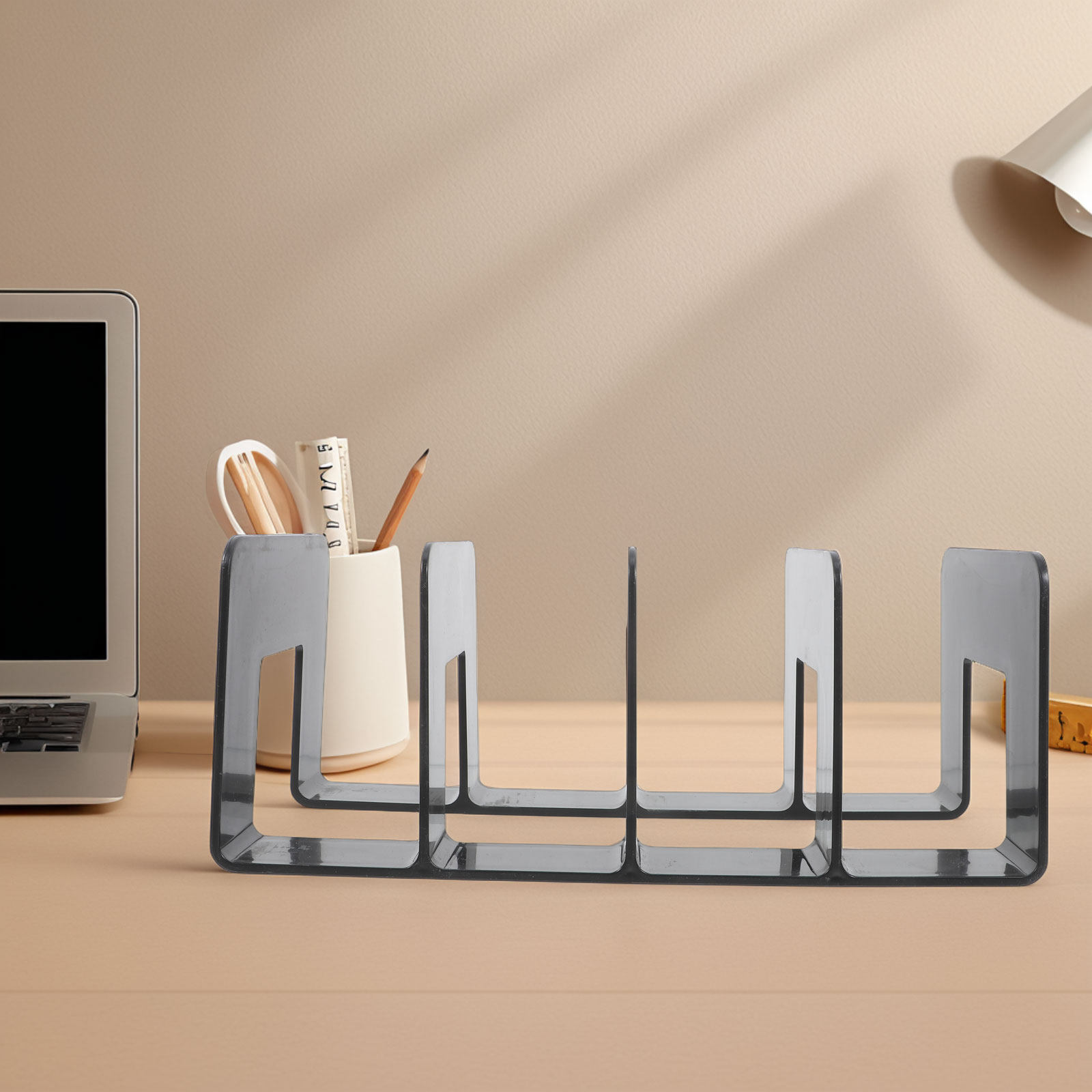 Magazine Holder Rack - Porta Libri per Scaffale, Organizzatore da