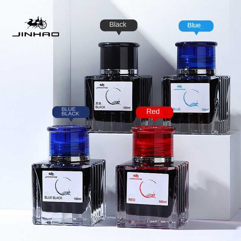 Fountain Pen Bottled Ink - JINHAO 100/50/30ml Penna Stilografica Cartuccia di