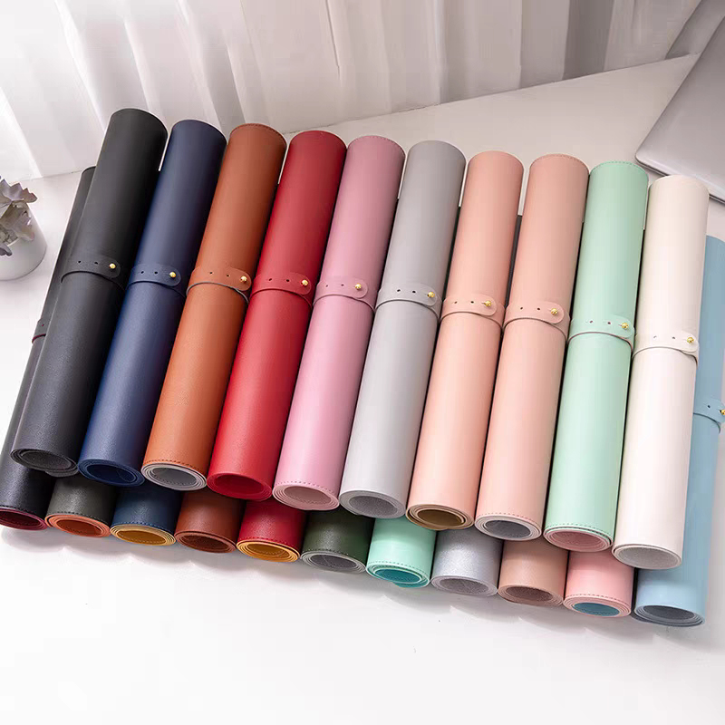 Leather Desk Pad - Tappetino da tavolo morbido e pieghevole