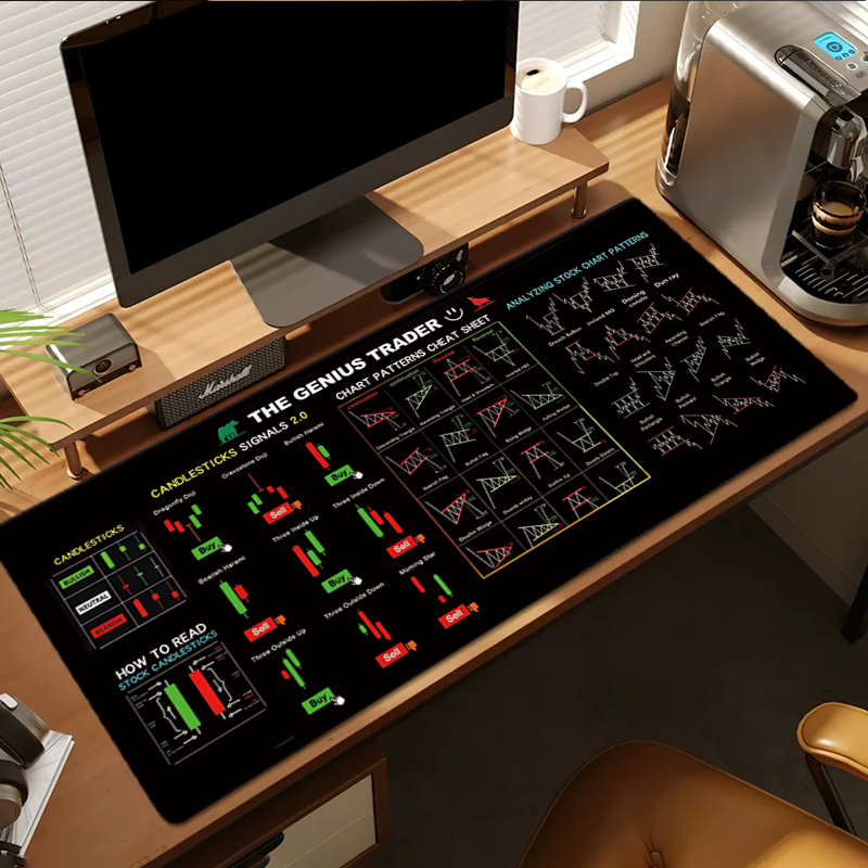 EXCO Stock Market Trader Tappe - Leather Desk Pad recensione e prezzo