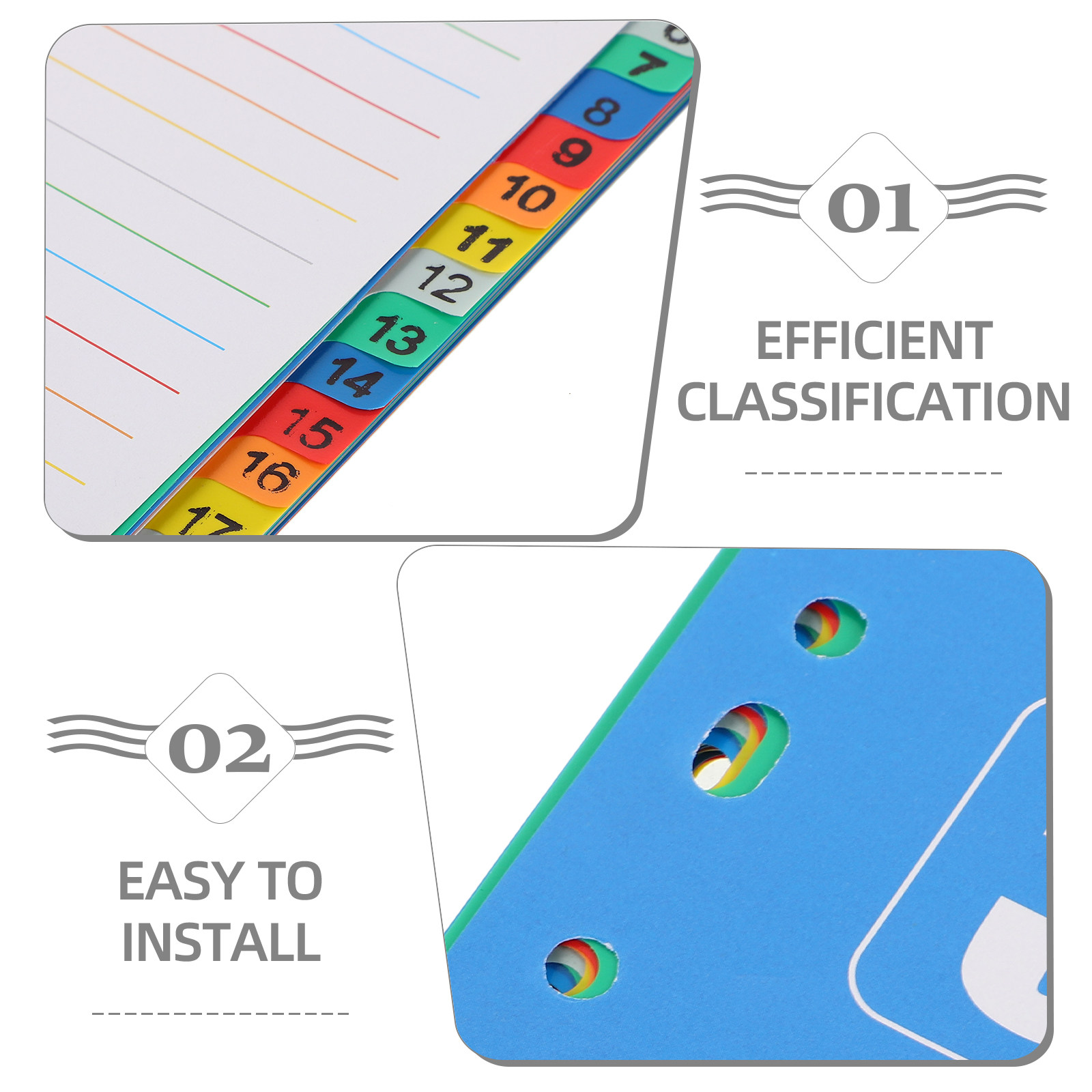 1 Set di Divisori in Plastica  - Tab Divider A4 recensione e prezzo