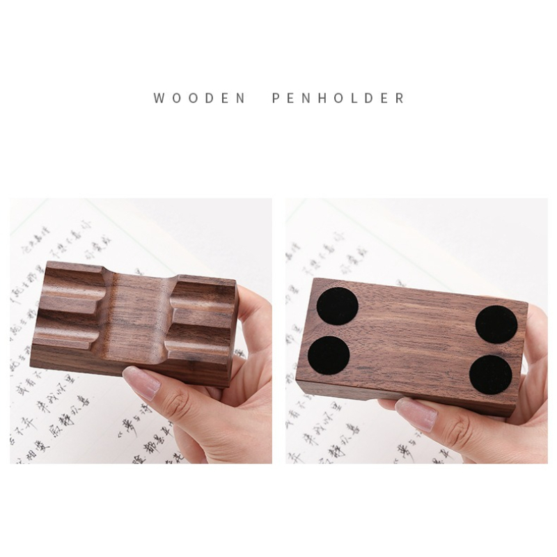 Portapenne in Legno di Noce pe - Pen Rest Single recensione e prezzo
