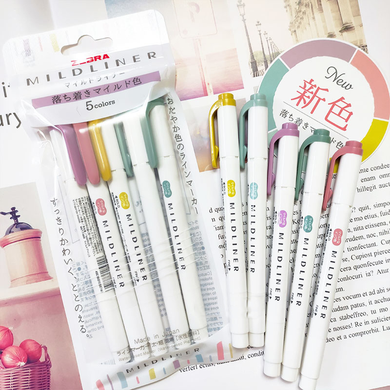 NUOVI evidenziatori zebrati ze - Zebra Pen Sarasa recensione e prezzo