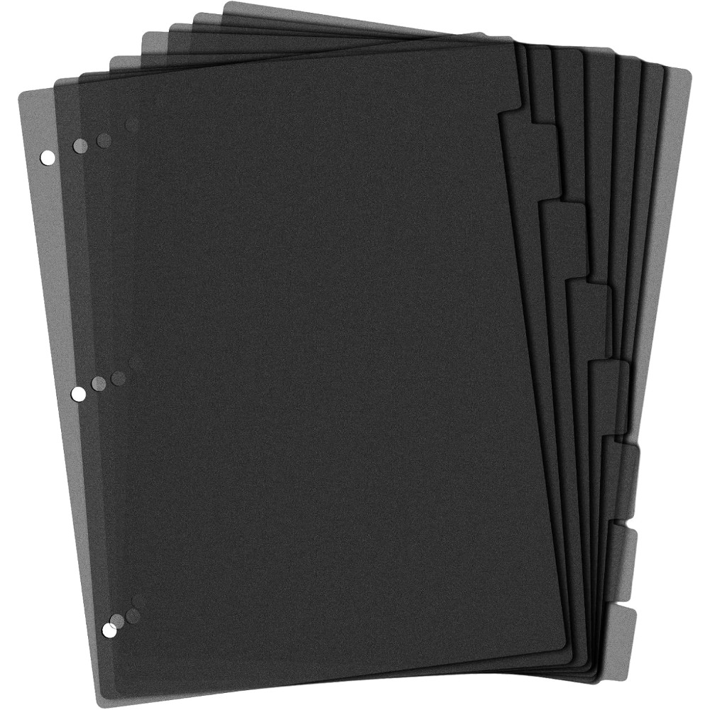 8 Divisori Neri in Plastica pe - Tab Divider A4 recensione e prezzo