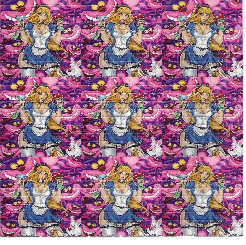 Sexy Alice psichedelico LSD ac - Ink Blotter Paper recensione e prezzo